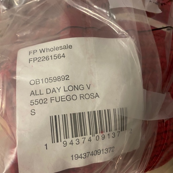 Free People • All Day Long V Neck Sweater - Picture 9 of 9